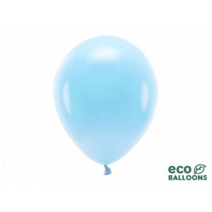 ECO balionai  10 vnt,  30 cm šviesiai mėlyni