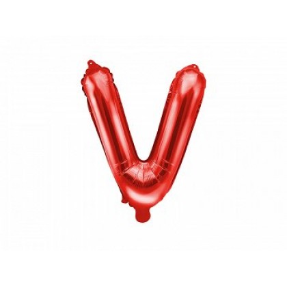 Folinis balionas V raudonas 35 cm