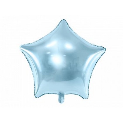 Folinis balionas "Žvaigždė" 48 cm melsvas