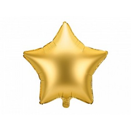 Folinis balionas "Auksinė žvaigždė" 48 cm 
