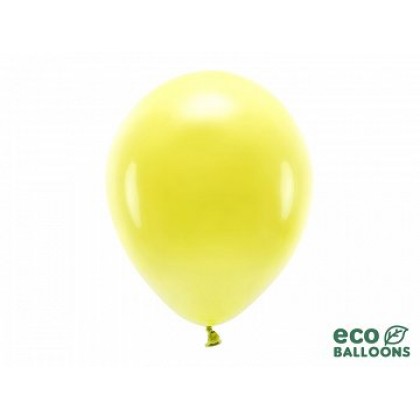 ECO balionai  10 vnt,  30 cm geltoni