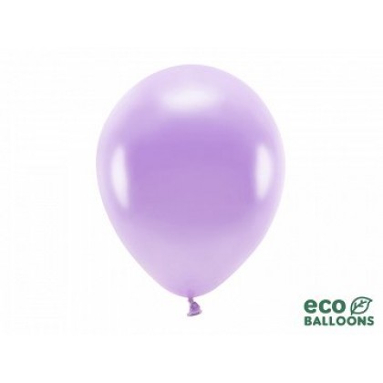 ECO balionai  10 vnt,  30 cm blizgantys violetiniai