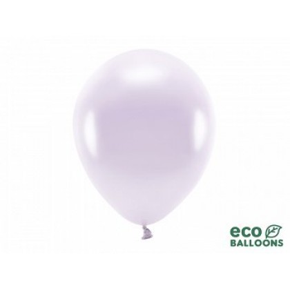 ECO balionai  10 vnt,  30 cm blizgantys šviesiai violetiniai
