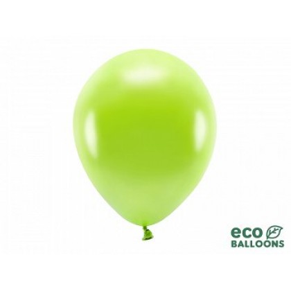 ECO balionai  10 vnt,  30 cm blizgantys salotiniai