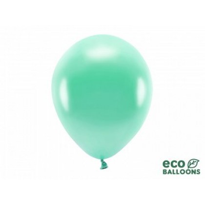 ECO balionai  10 vnt,  30 cm blizgantys  žali