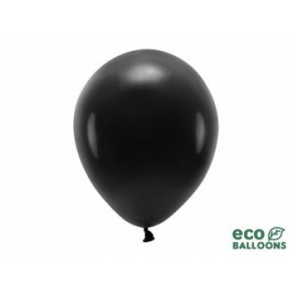 ECO balionai  10 vnt,  30 cm juodi