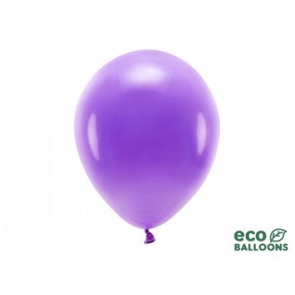 ECO balionai  10 vnt,  30 cm  tamsiai violetiniai