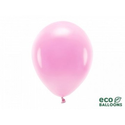 ECO balionai  10 vnt,  30 cm tamsiai rožiniai