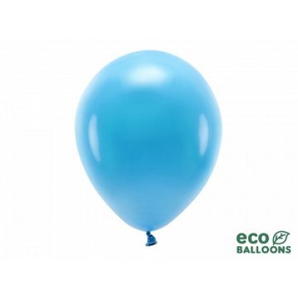 ECO balionai  10 vnt,  30 cm žalsvai mėlyni