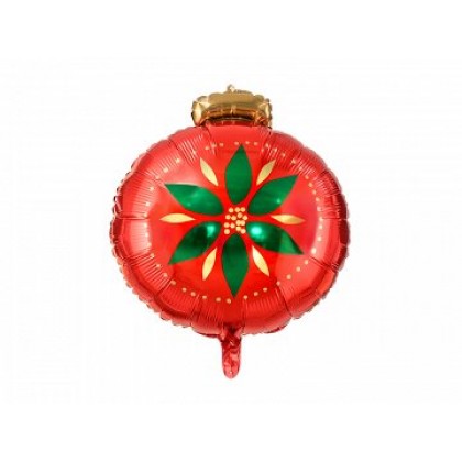 Folinis balionas "Kalėdinis žaisliukas" 45 cm
