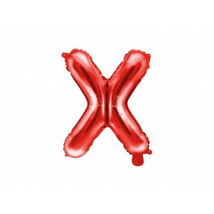 Folinis balionas X raudonas 35 cm