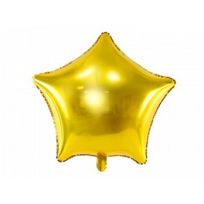 Folinis balionas "Žvaigždė" 48 cm auksinis