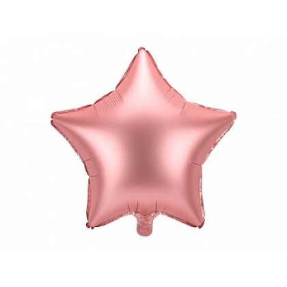 Folinis balionas "Šviesiai rožinė žvaigždė" 48 cm 