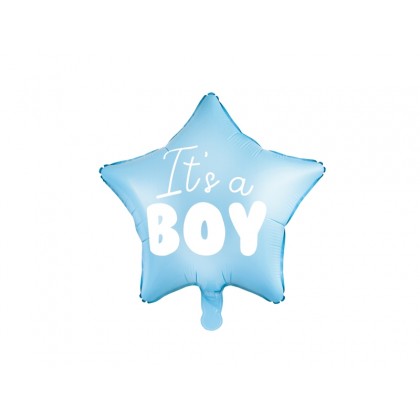 Folinis balionas žvaigždė "It.s a boy" 48 cm