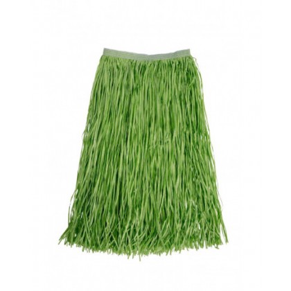 Havajietiškas sijonas 75 cm ilgio žalias