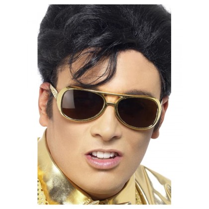 Akiniai " Elvis Presley" auksiniai