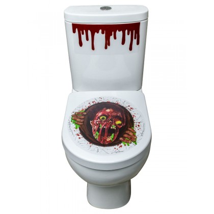Lipdukas klijuojamas ant tualeto "Zombie"